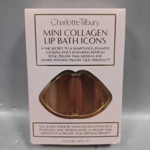 CHARLOTTE TILBURY MINI COLLAGEN LIP BATH ICONS