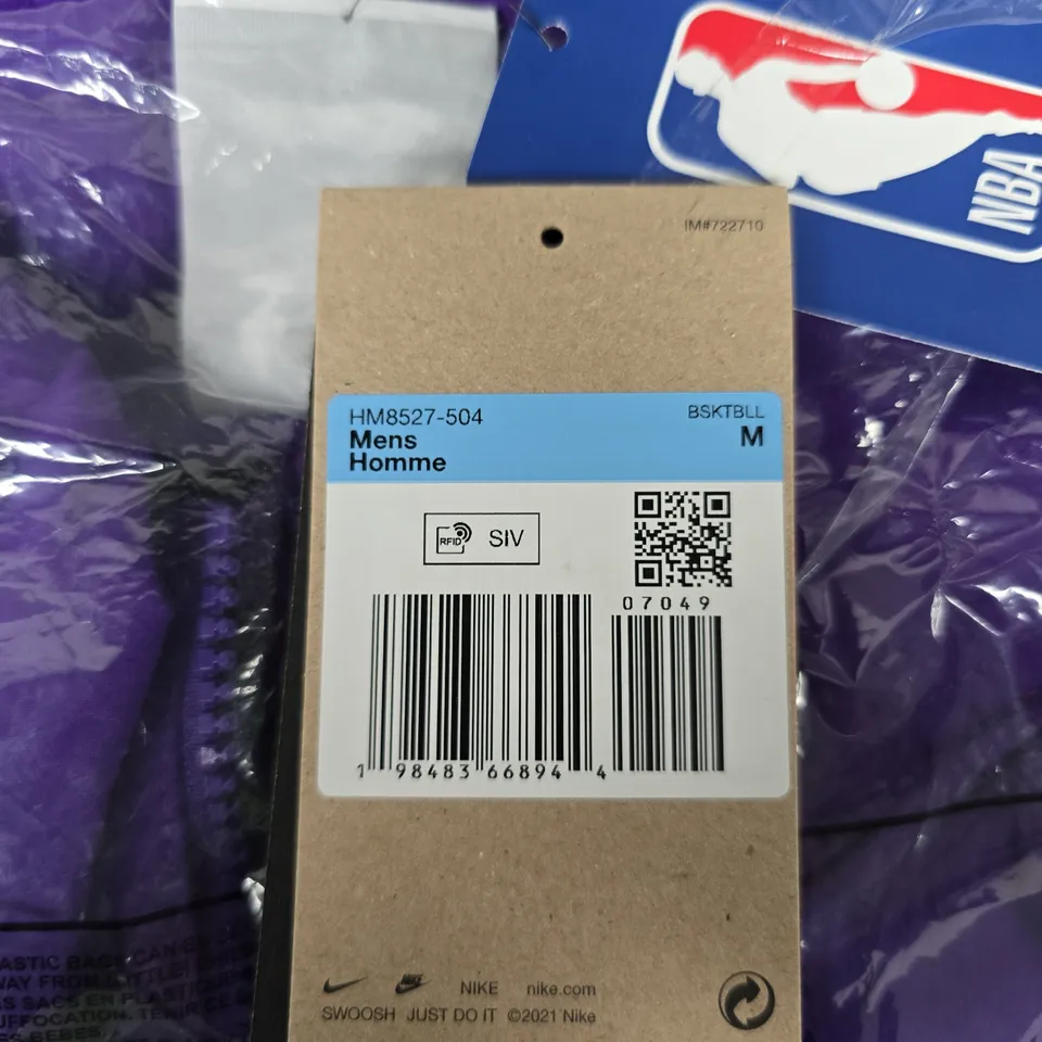 NIKE NBA MEN'S PURPLE SWEATSHIRT – SIZE M