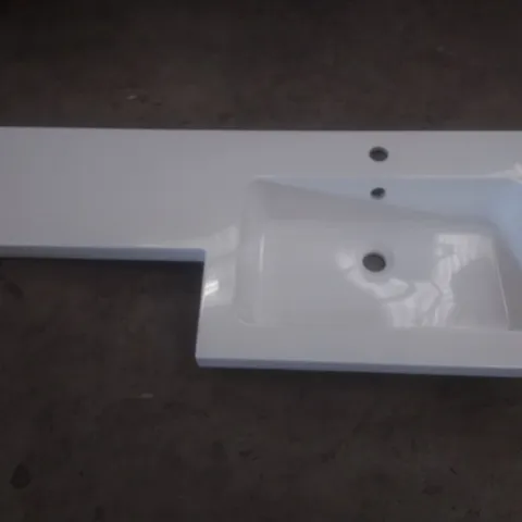 BOXED IMANDRA RESIN BASIN SINK WHITE