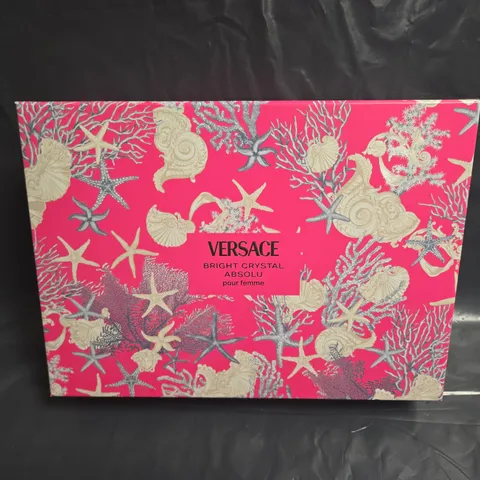 BOXED VERSACE BRIGHT CRYSTAL ABSOLU POUR FEMME EAU DE PARFUM SET