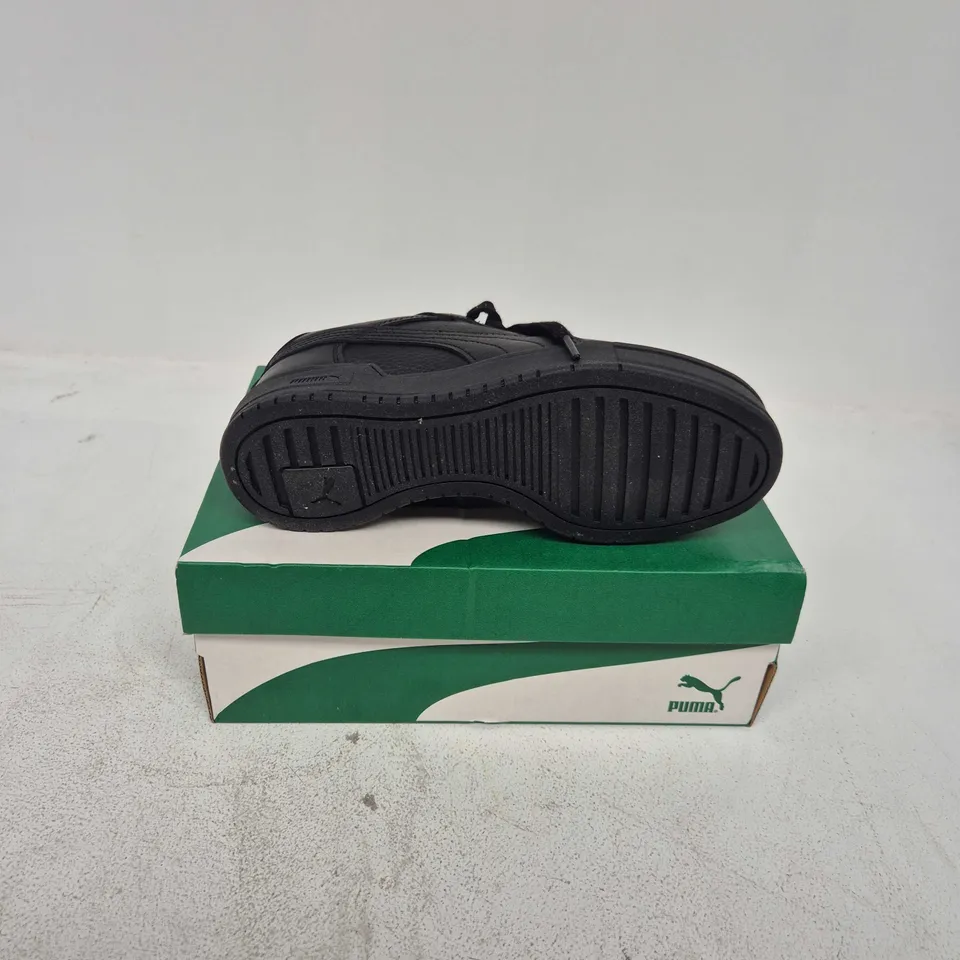BOXED PAIR OF PUMA CA PRO CLASSIC II TRAINERS IN BLACK - UK 4