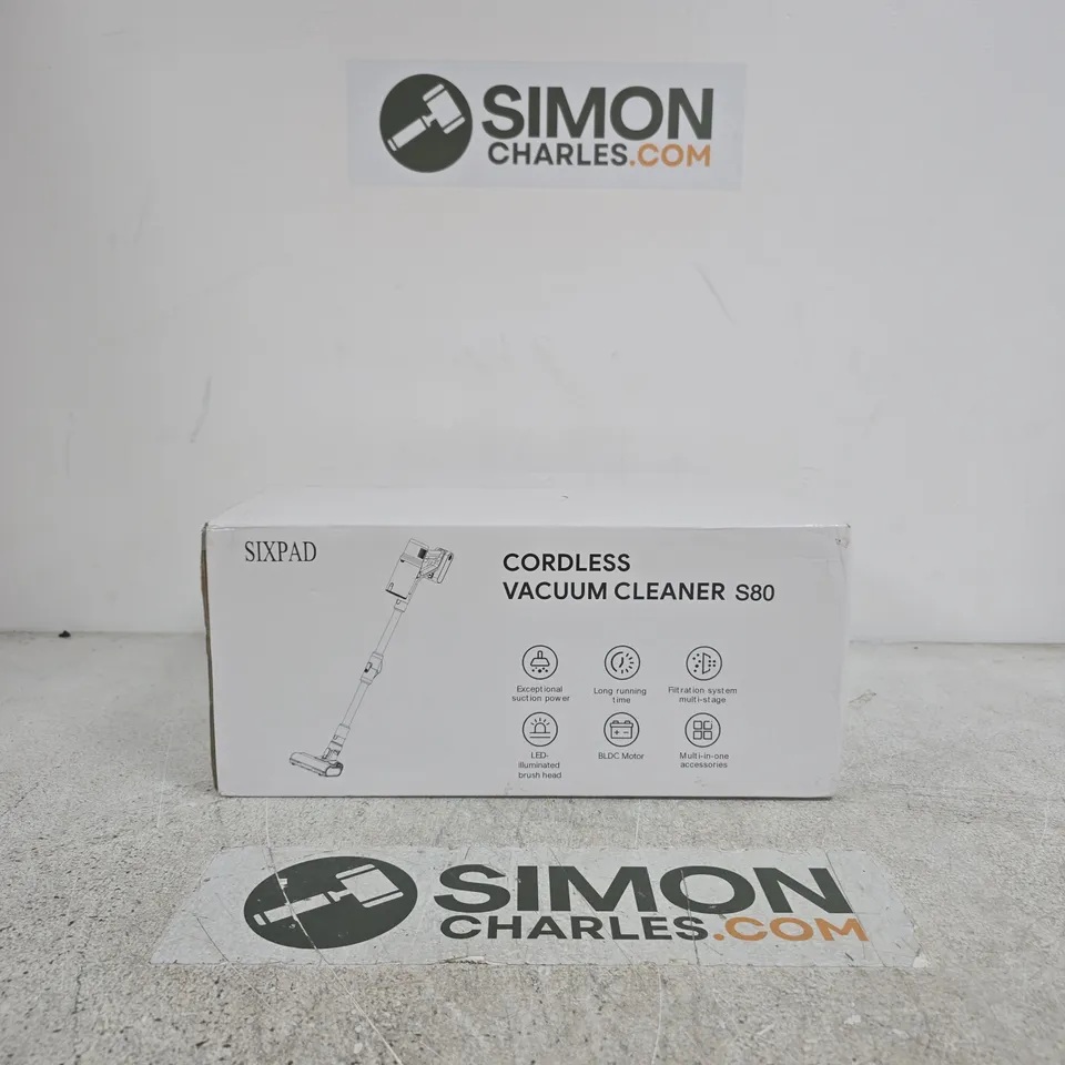 SIXPAD CORDLESS VACUUM CLEANER S80 – BOXED