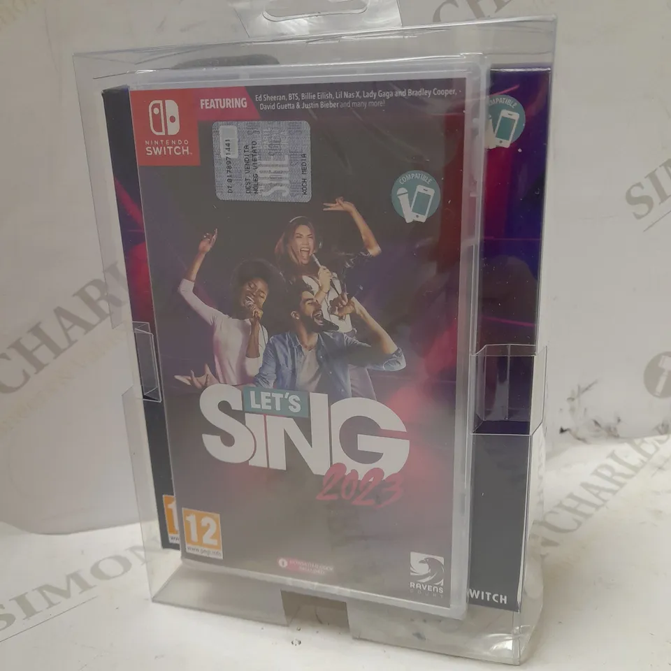 NINTENDO SWITCH LET'S SING 2023 GAME