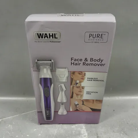 BOXED WAHL PURE RADIANCE FACE & BODY HAIR REMOVER 