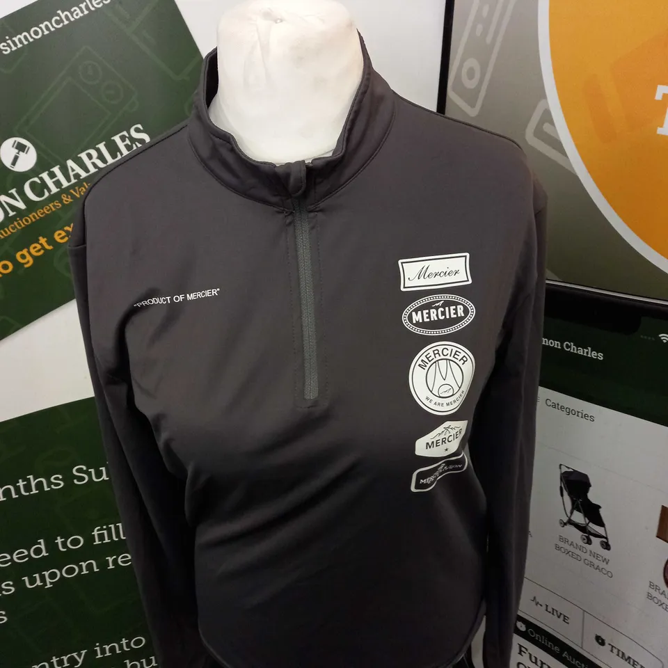 MERCIER 1/2 ZIP SHIRT SIZE S