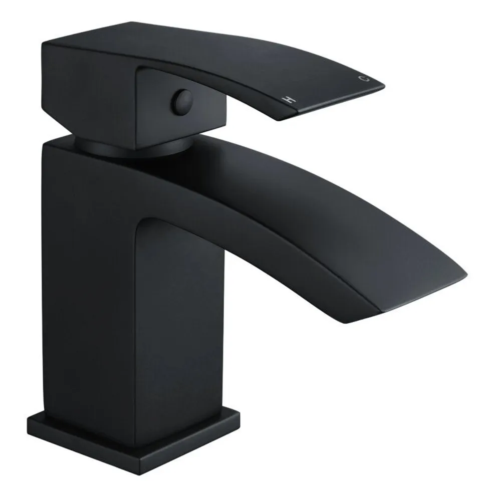 BOXED DELAUNE MONO BASIN MIXER WITH WASTE 