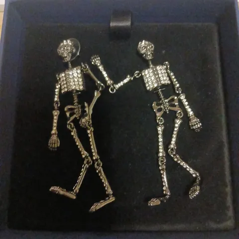 BUTLER & WILSON SKELETON EARRINGS 