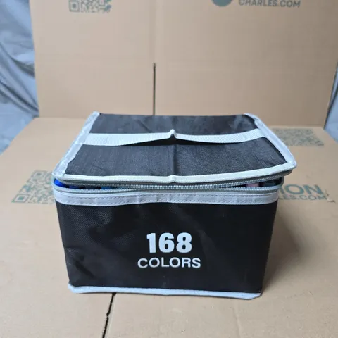 TOMBOW TWIN MARKER SET – 168 COLOURS WITH CARRY CASE