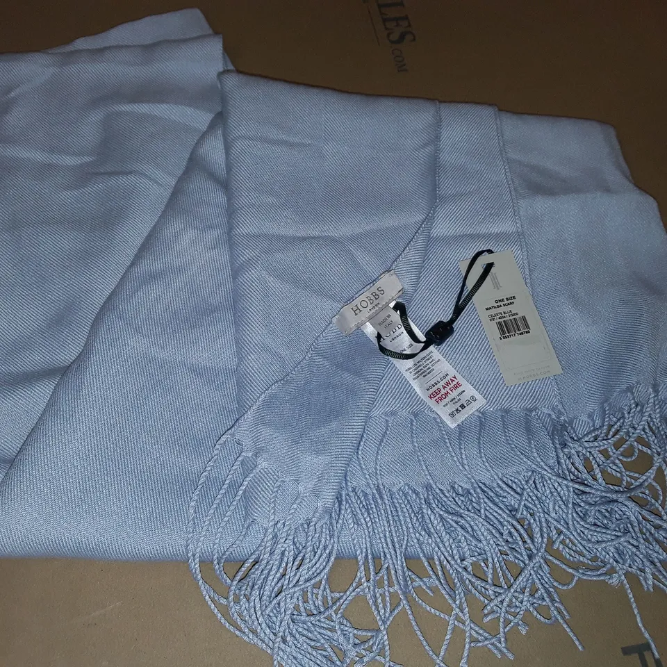 HOBBS MATILDA SCARF IN CELESTE BLUE