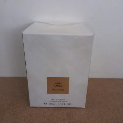 BOXED AND SEALED OUD NACRE ARAMNI/PRIVE EAU DE PARFUM 100ML