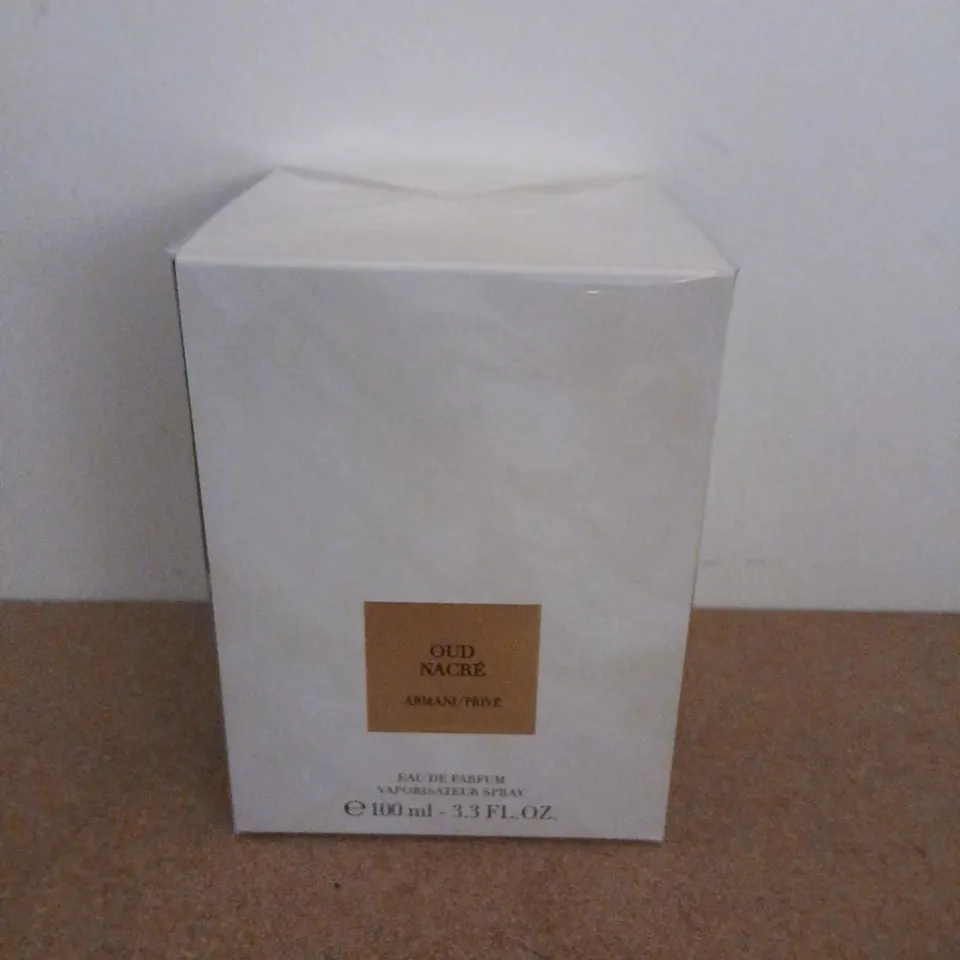 BOXED AND SEALED OUD NACRE ARAMNI/PRIVE EAU DE PARFUM 100ML