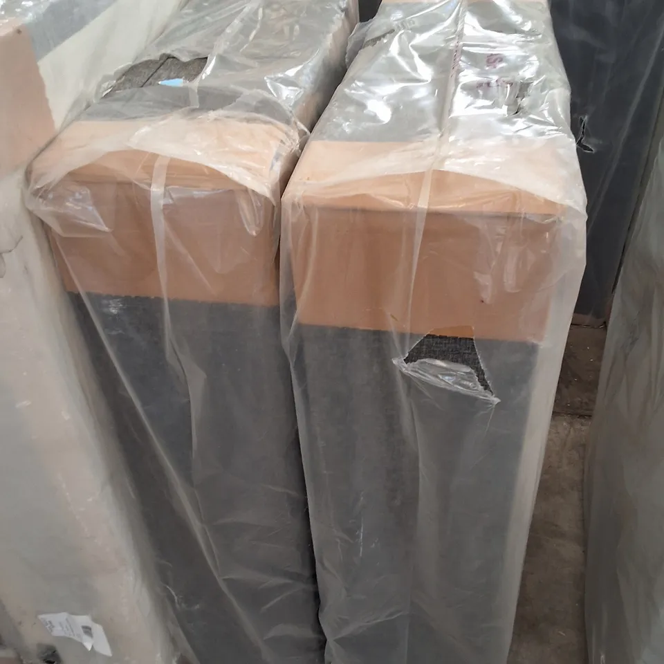 135CM 4 DRAWER GREY DIVAN BASE (2 PARTS)