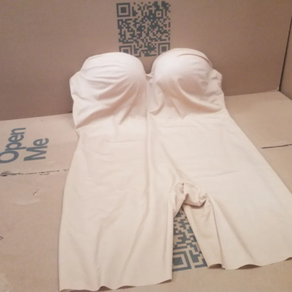 BOX CONTAINING APPROXIMATELY 3X BRAND NEW MAGISCULPT BODYSUITS - COLOUR ALMOND - SIZE 42E