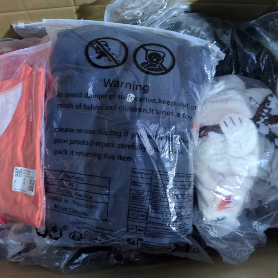 APPROXIMATELY 35 ASSORTED CLOTHING ITEMS IN VARIOUS SIZES, STYLES & COLOURS TO INCLUDE BRANDS SUCH AS NEW LOOK, VERY, ETC - COLLECTION ONLY