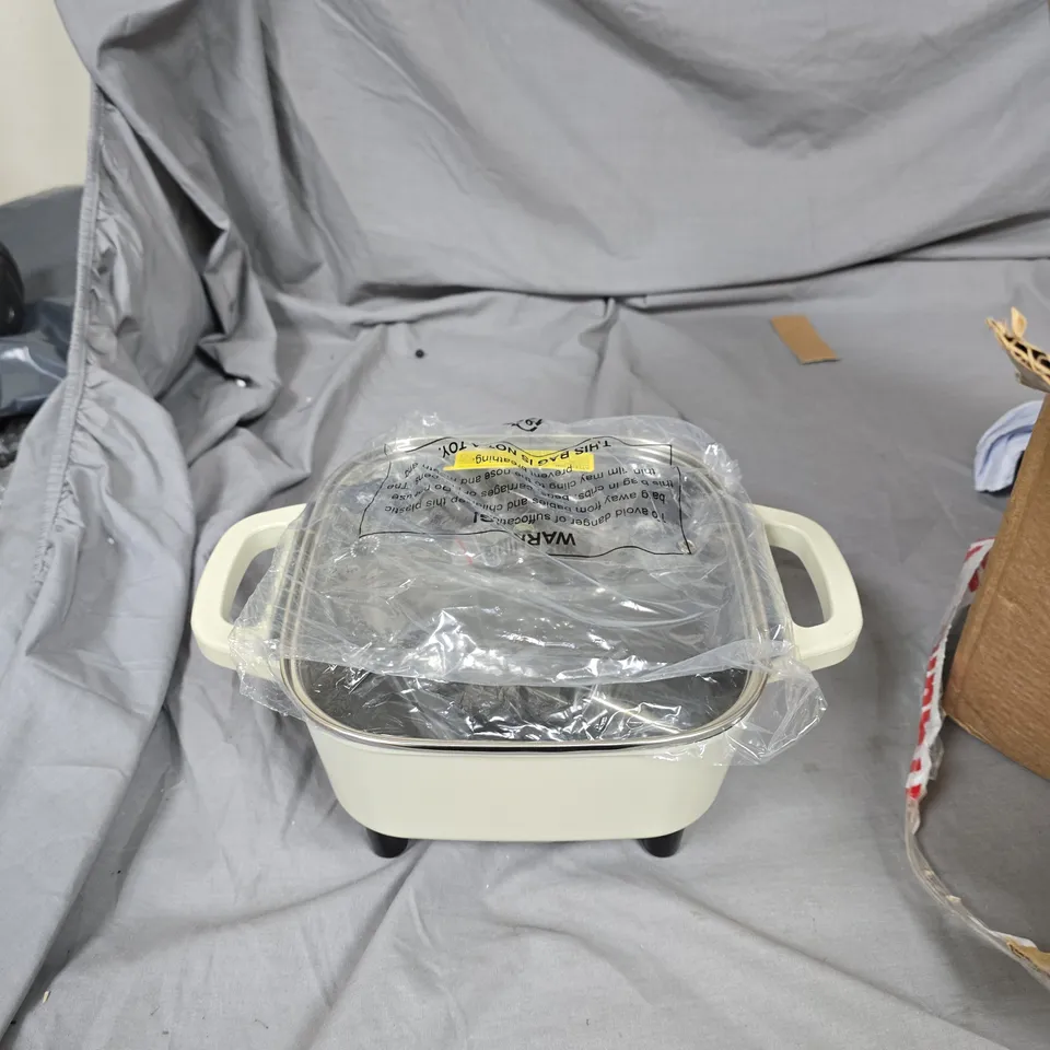 CURTIS STONE 20CM DURA-PAN NON-STICK SQUARE ELECTRIC SKILLET