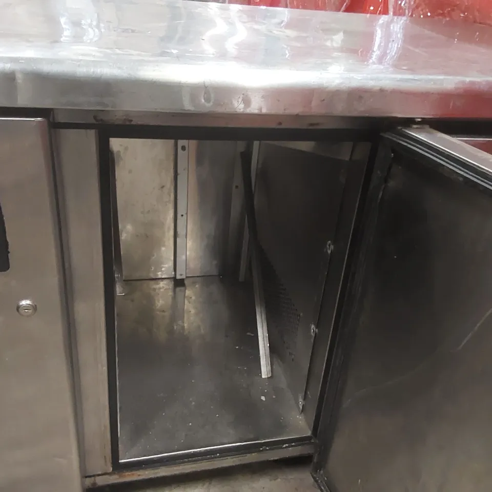 TRUE TGU-2F 2 DOOR STAINLESS STEEL GASTRONORM COUNTER FREEZER