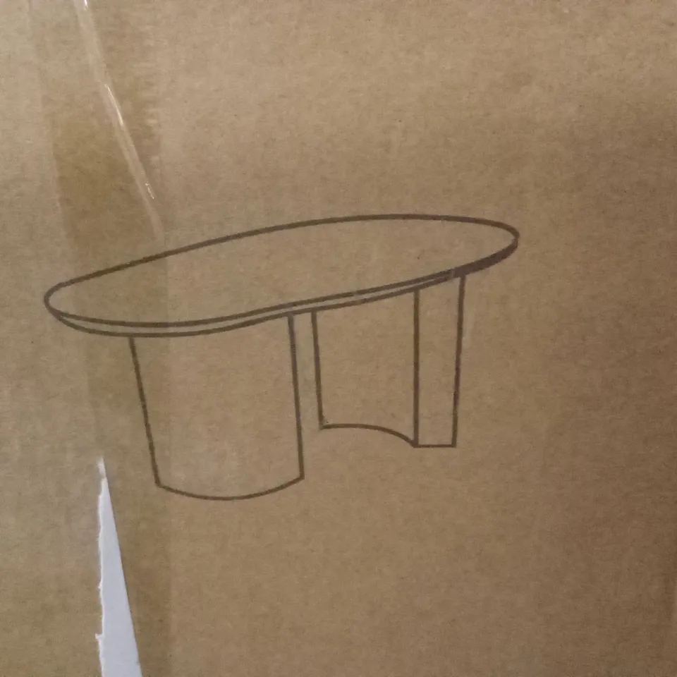 BOXED COFFEE TABLE - WHITE (2 BOXES)