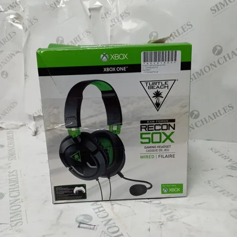 4X TURTLE BEACH RECON 50X HEADSETS - BLACK