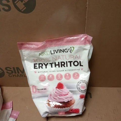 NKD LIVING 100% NATURAL ERYTHRITOL – 1KG BAG