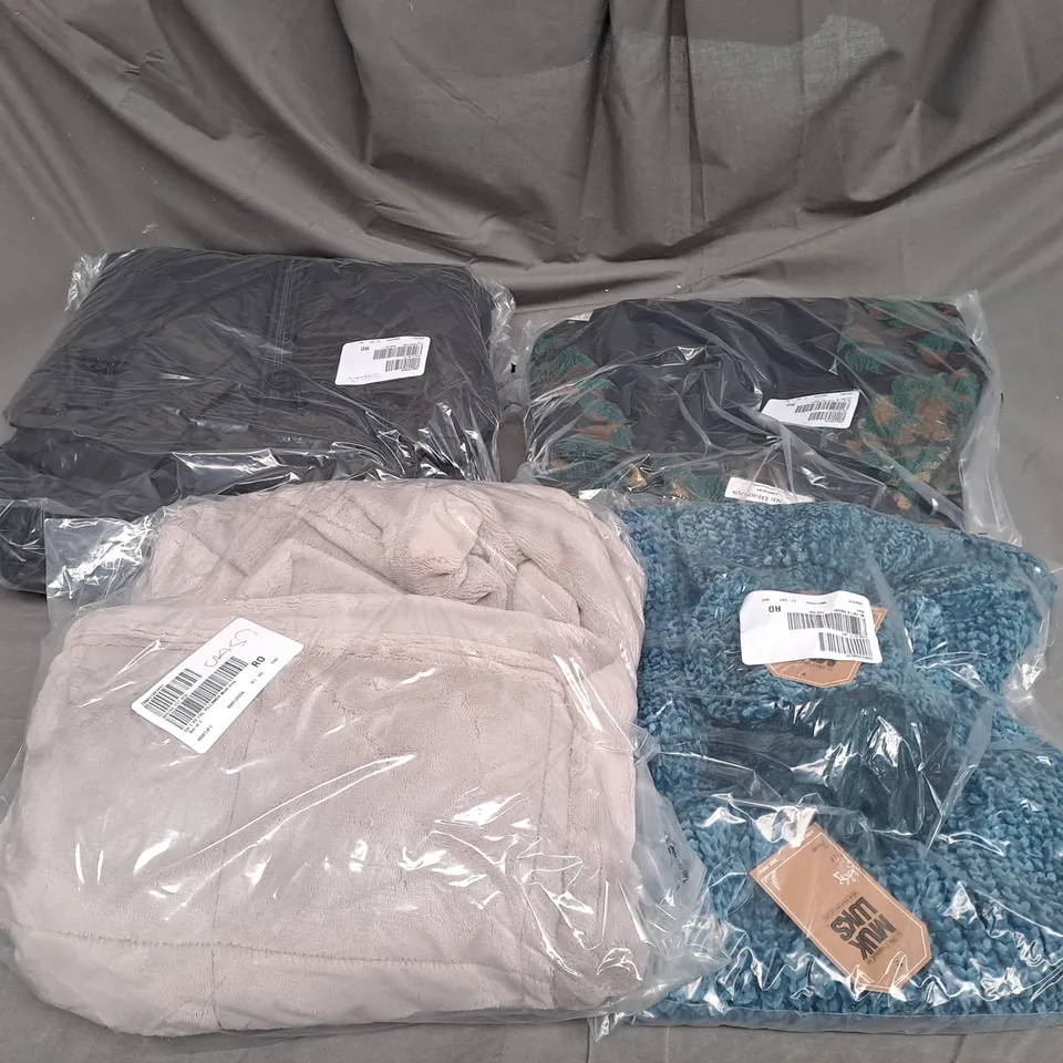 BOX OF ASSORTED COATS FROM VARIOUS BRANDS IN VARIOUS STYLES, SIZES AND COLOURS ETC. 