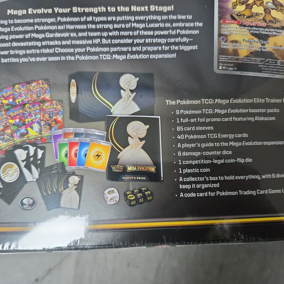 SEALED POKÉMON MEGA EVOLUTION ELITE TRAINER BOX