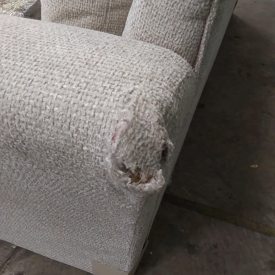 DESIGNER DURY CHUNKY WEAVE 3 SEATER SCATTERBACK SOFA 