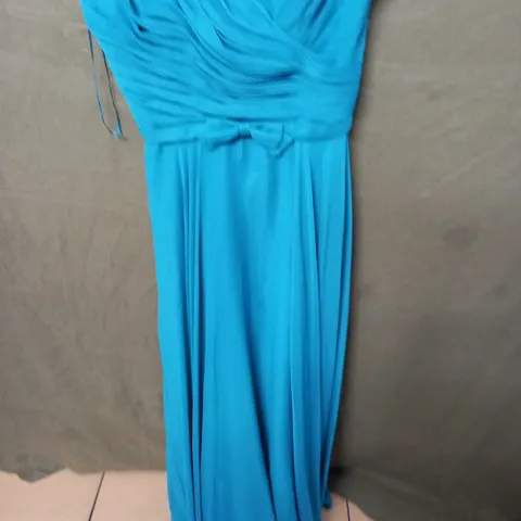 RONALD JOYCE TEAL OCCASIONAL DRESS - 16