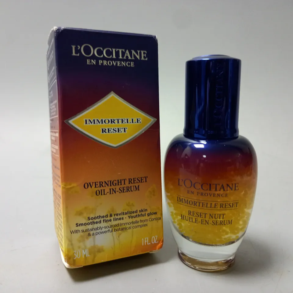 BOXED L'OCCITANE EN PROVENCE OVERNIGHT RESET OIL-IN-SERUM (50ml)
