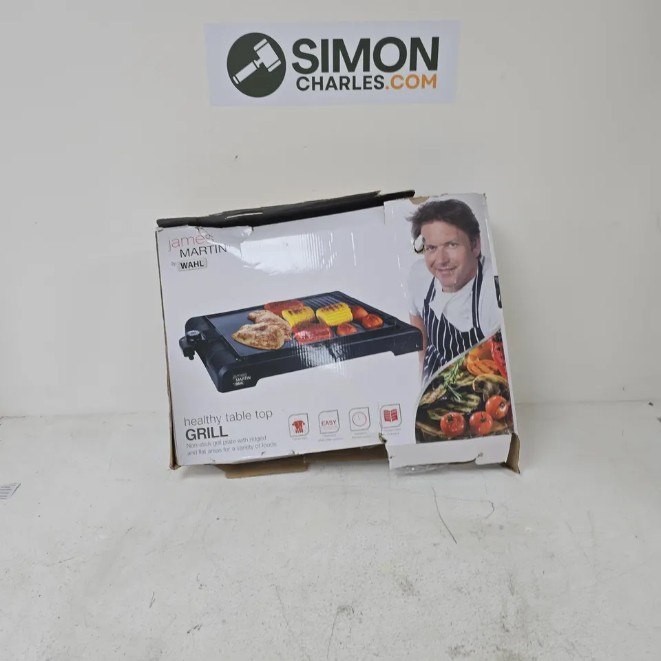 JAMES MARTIN BY WAHL HEALTHY TABLETOP GRILL