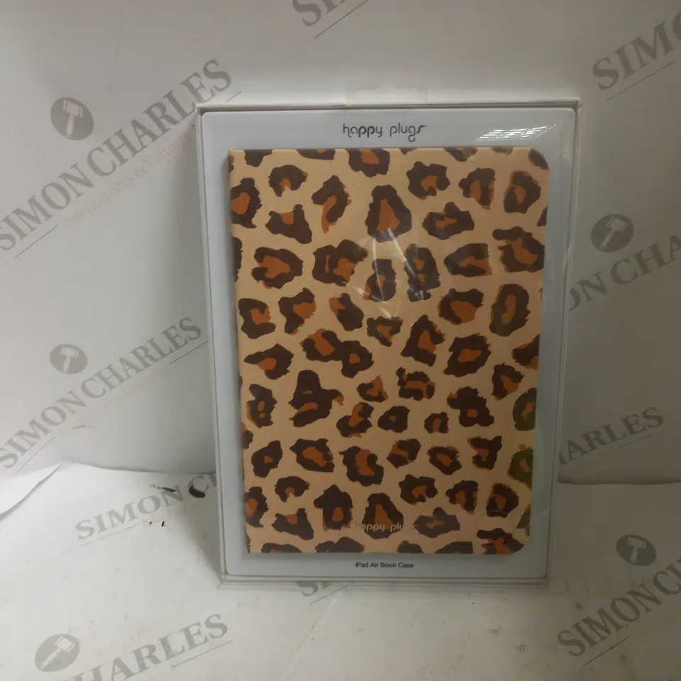 APPROXIMATELY 10 HAPPY PLUGS IPAD AIR BOOK CASES (8841 LEOPARD)