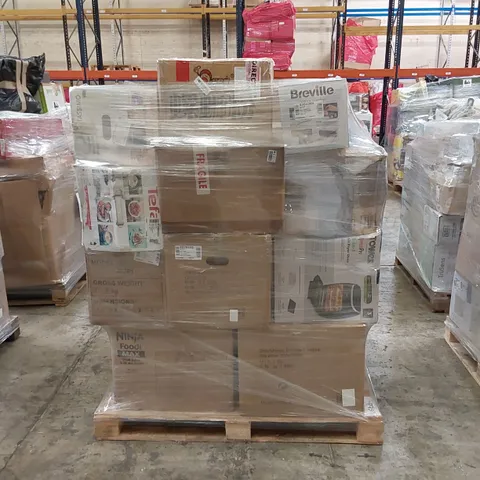 PALLET OF APPROXIMATELY 23 UNPROCESSED RAW RETURN HOUSEHOLD AND ELECTRICAL GOODS TO INCLUDE;