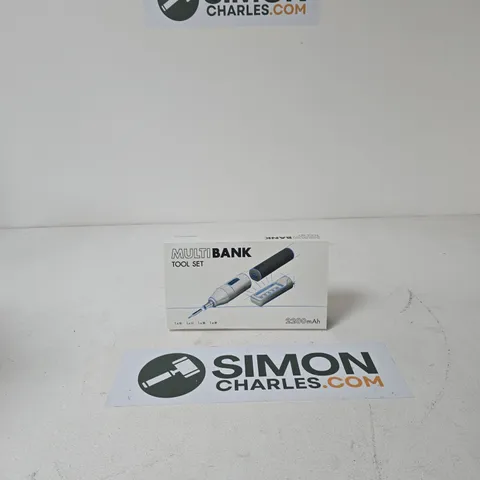 MULTI BANK TOOL SET – CORDLESS WITH 2200MAH BATTERY (BOXED)