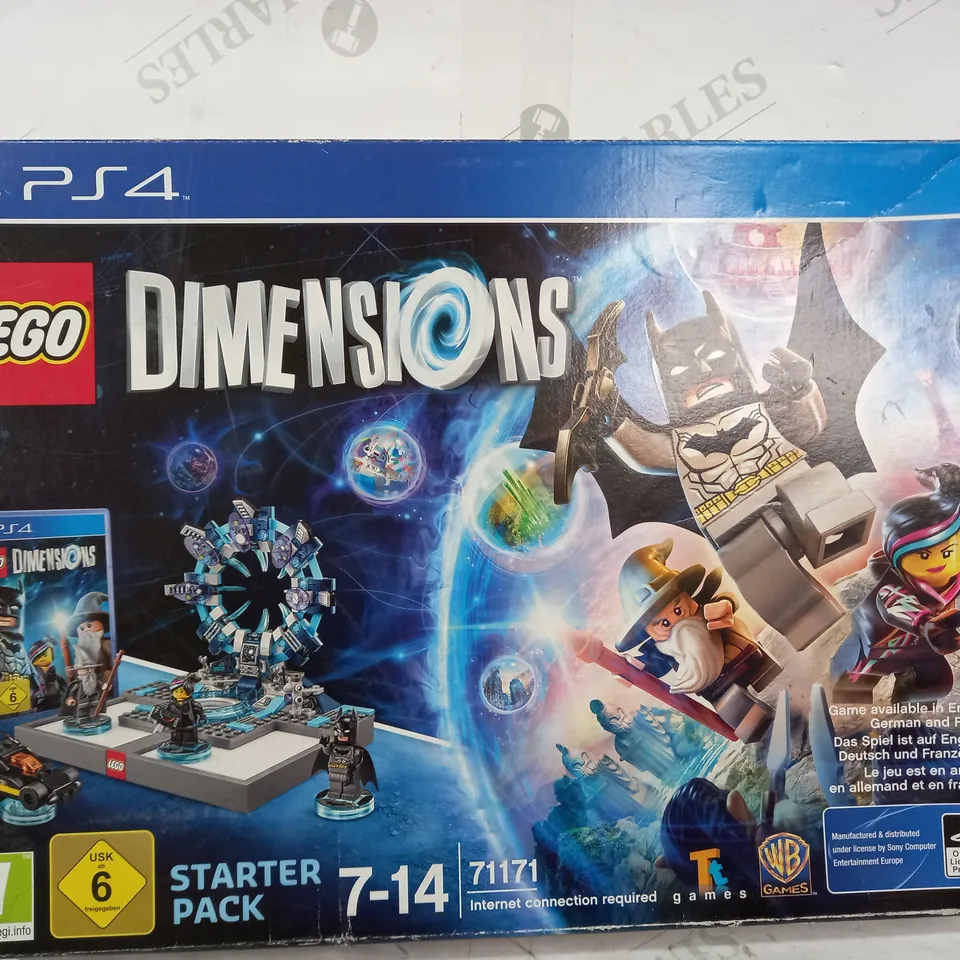 BOXED LEGO DIMENSIONS STARTER PACK FOR PS4 