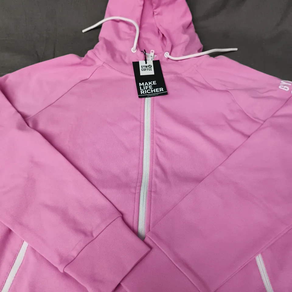 GYM+COFFEE CHILL FULL ZIP JACKET - SIZE L