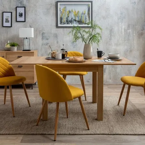 BOXED FULTON 4-6 SEATER RECTANGULAR FLIP TOP DINING TABLE (1 BOX)