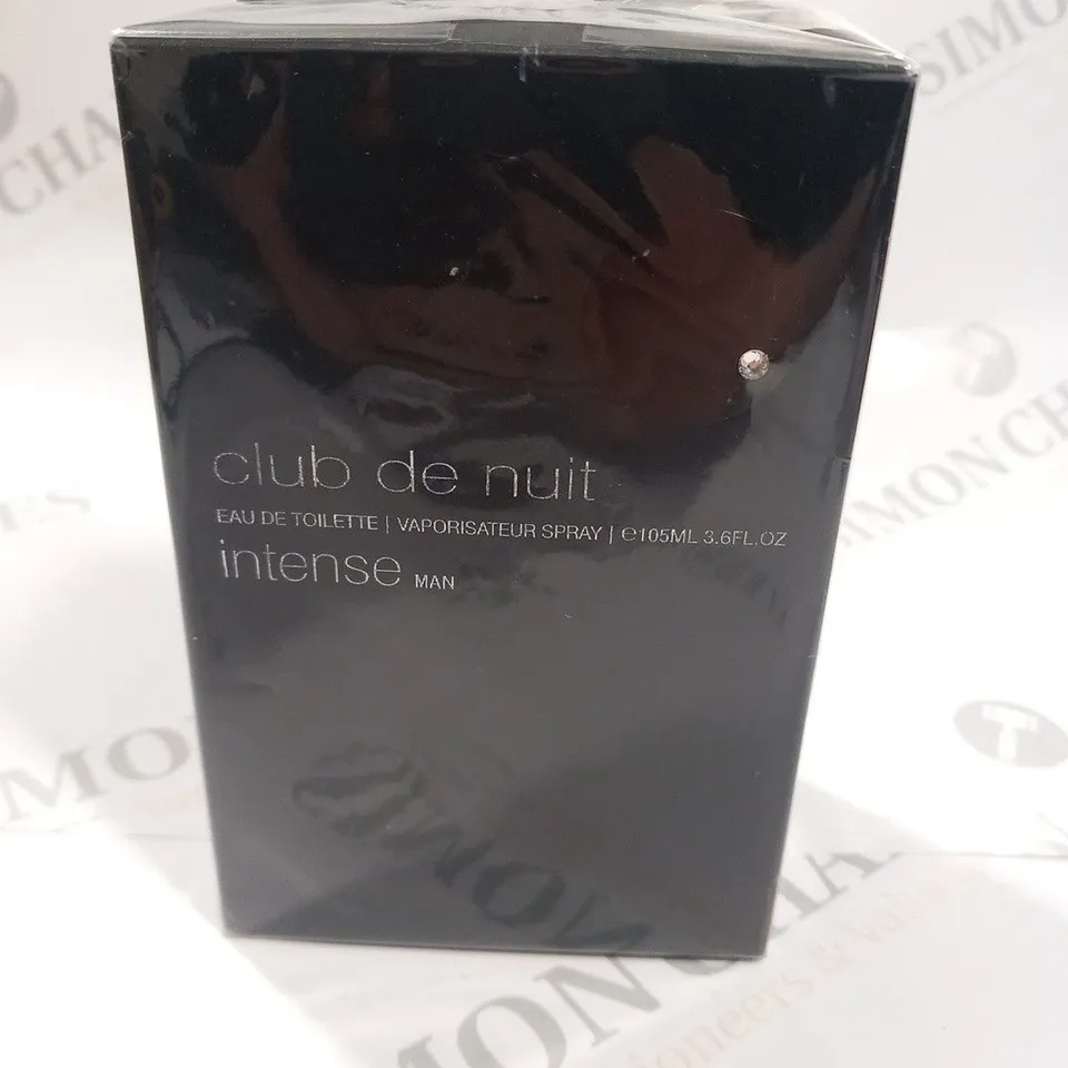 BOXED AND SEALED CLUB DE NUIT EAU DE TOILETTE INTENSE MAN 105ML