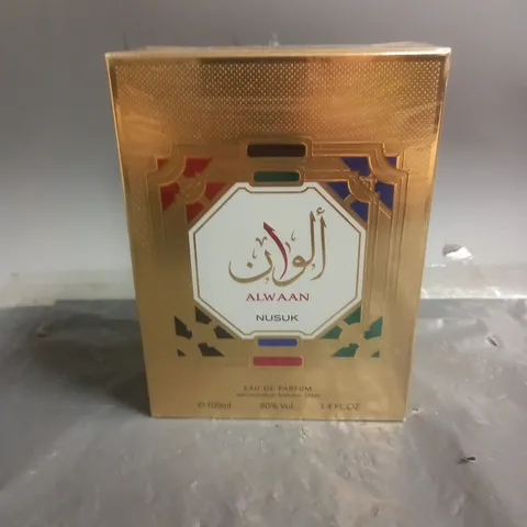 SEALED X6 NUSUK "ALWAAN" EAU DE PARFUM 100ML