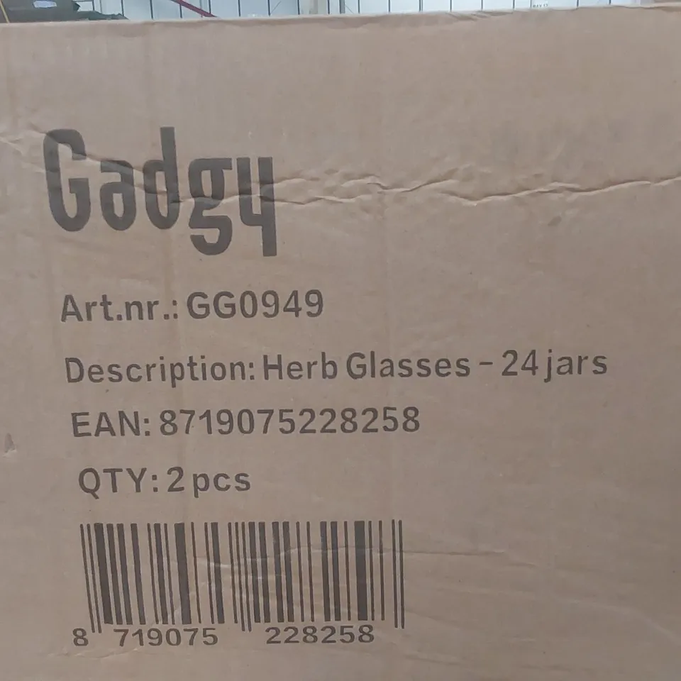 PALLET CONTAINING A VERY LARGE QUANTITY OF GADGY HERB GLASSES