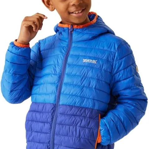 REGATTA BOYS' HILLPACK II PACKABLE HOODED PADDED JACKET SIZE 11-12 YEAR