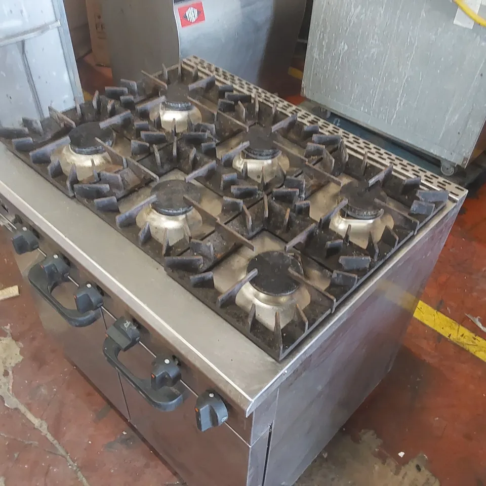 LINCAT 6 BURNER COMMERCIAL GAS OVEN RANGE