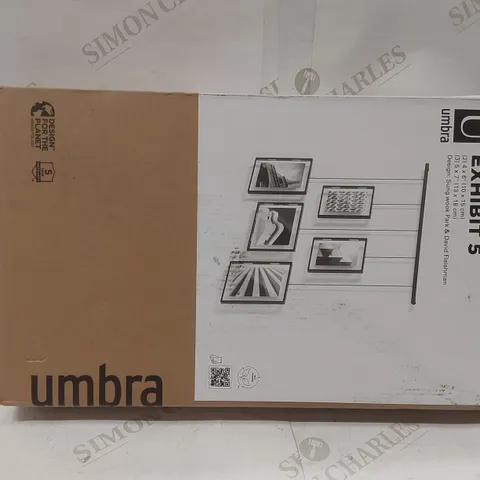 BOXED UMBRA EXHIBIT GALLERY PICTURE FRAME SET