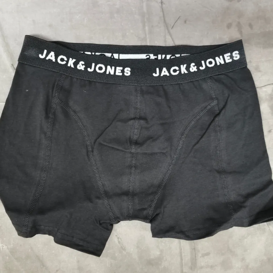 JACK & JONES SOLID TRUNKS IN BLACK SIZE SMALL