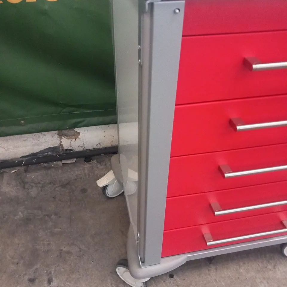 BRAND NEW MEDSTOR MODULE CART WITH 5 DRAWERS 