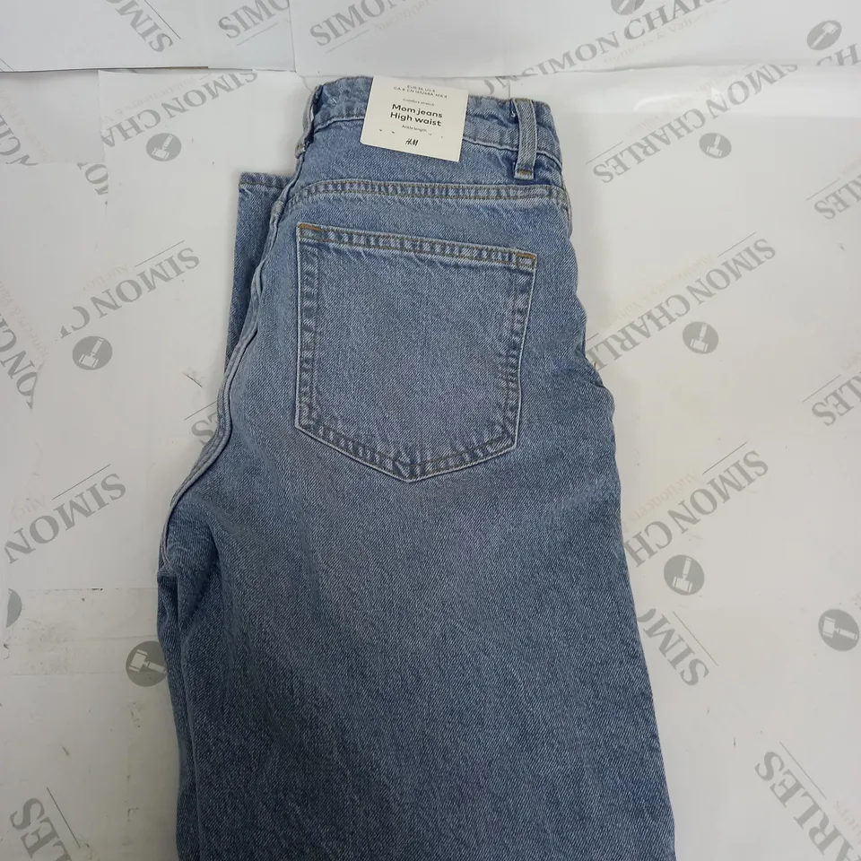 H&M HIGH WAIST MOM JEANS SIZE 36