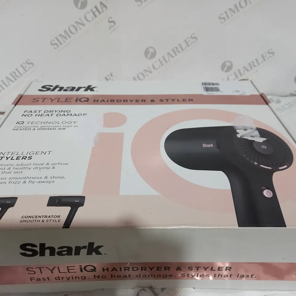 SHARK STYLE IQ IONIC HAIR DRYER & STYLER HD110UKQ