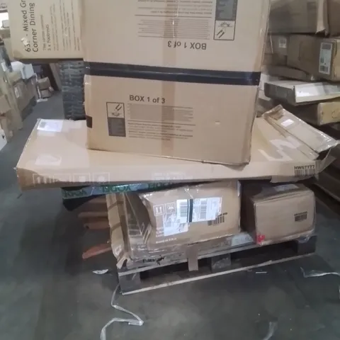 PALLET OF ASSORTED FLATPACKED PRODUCTS AND ITEMS
