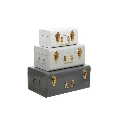 BOXED FORTBUSH 3 PIECE ACCENT TRUNK SET (1 BOX)