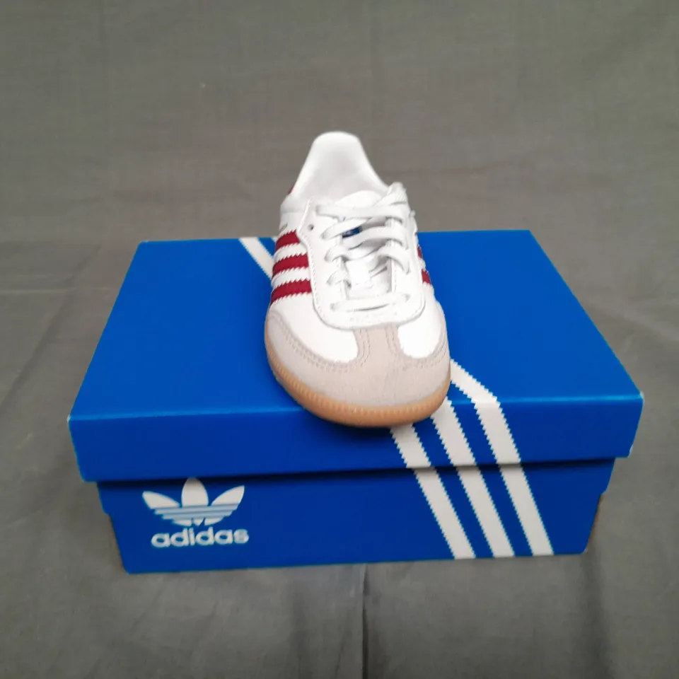 BOXED PAIR OF ADIDAS SAMBA OG EL 1 UK 6 1/2