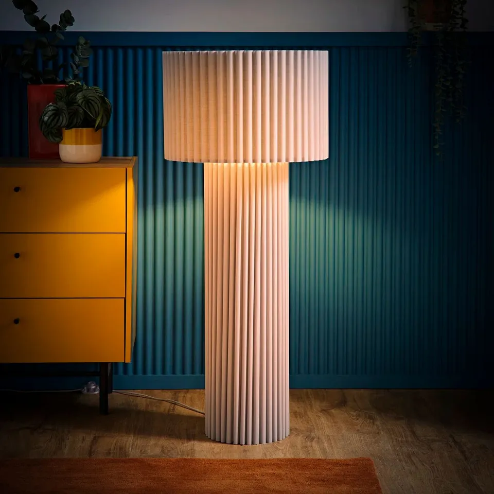 BOXED LENNY COLUMN FLOOR LAMP (1 BOX)
