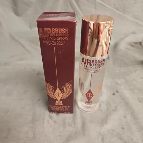 BOXED CHARLOTTE TILBURY AIRBRUSH FLAWLESS SETTING SPRAY 100ML